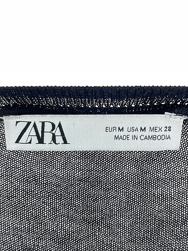 m Beden siyah Renk Zara Bluz %70 İndirimli.