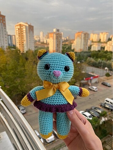 Amigurumi küçük oyuncak ayı