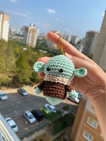 Diğer Baby yoda anahtarlık çanta süsü