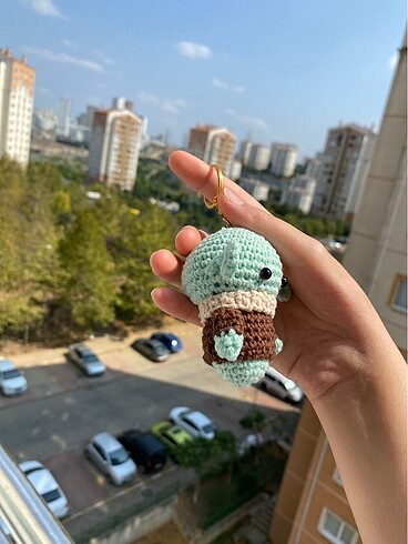 Beden Baby yoda anahtarlık çanta süsü