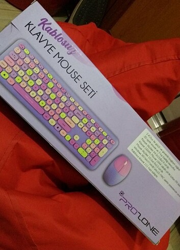 PROZONE Kablosuz Klavye Mouse Seti (marka temsilîdir)
