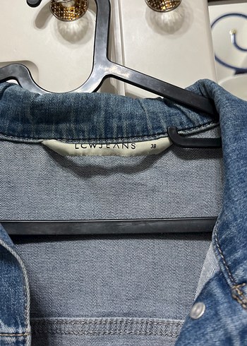 Kadın Mavi Denim Ceket, Rahat Kesim - Görsel 3