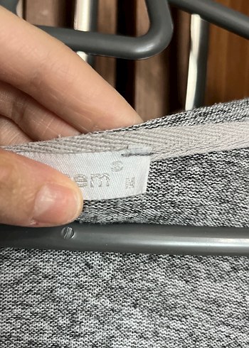 Gri Uzun Triko Kadın Hırka - Görsel 4