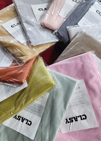 Beden Pastel Renkli CLASY Düz Yastık kılıfı