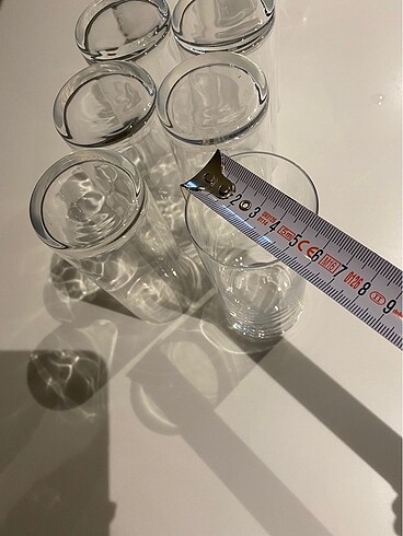 Beden beyaz Renk Limonata/Rakı Bardağı