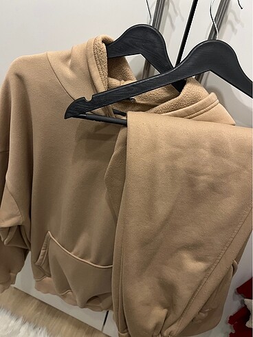 Zara Bej sweat alt üst takım