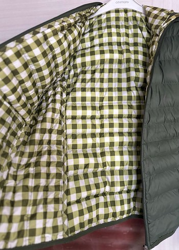 Fermuarlı Koyu Yeşil Kadın Kışlık Ceket - Görsel 2