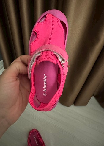 29 Beden Pembe Kinetix Kadın Spor Dolgu Topuk Sandalet