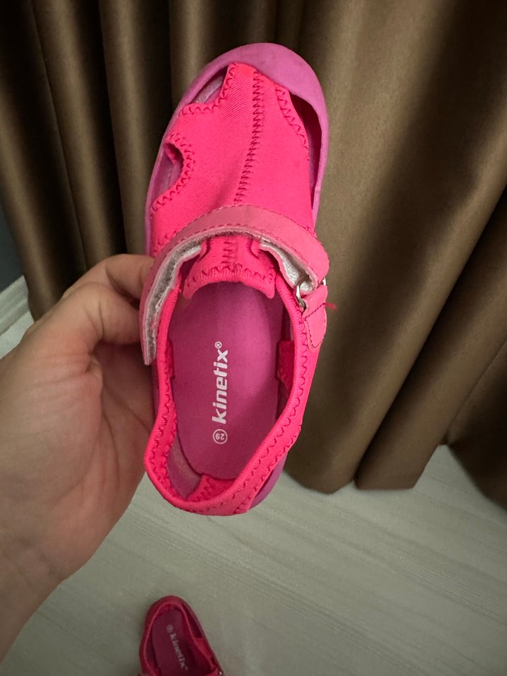 Pembe Kinetix Kadın Spor Dolgu Topuk Sandalet - Görsel 3