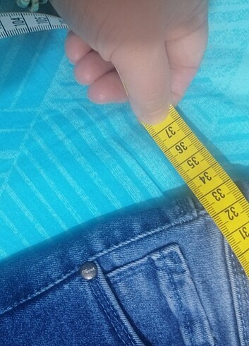 s Beden mavi Renk Yüksek bel