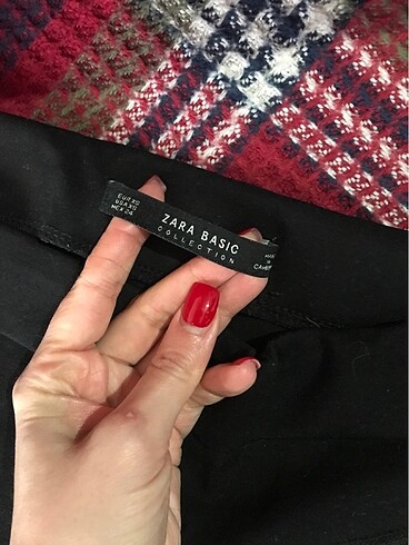 s Beden siyah Renk Zara kalın tayt