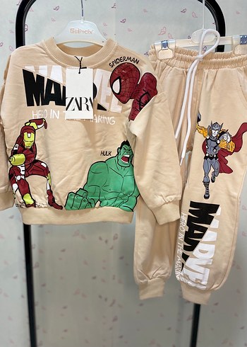 Marvel Baskılı Erkek Çocuk Eşofman Takımı - Görsel 3