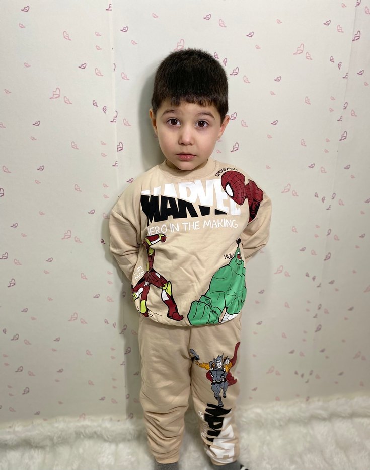 Marvel Baskılı Kahverengi Erkek Çocuk Eşofman Takımı - Görsel 4