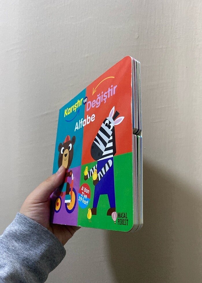 Karıştır değiştir alfabe bebek kitabı - Görsel 4