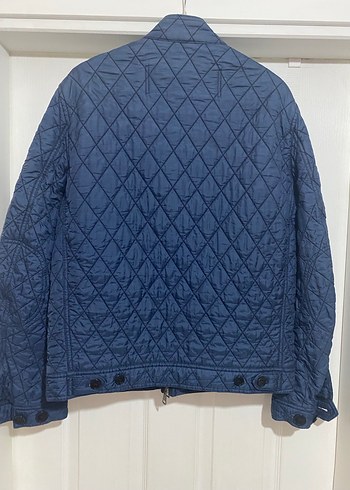 Mavi Burberry Ceket - Görsel 2