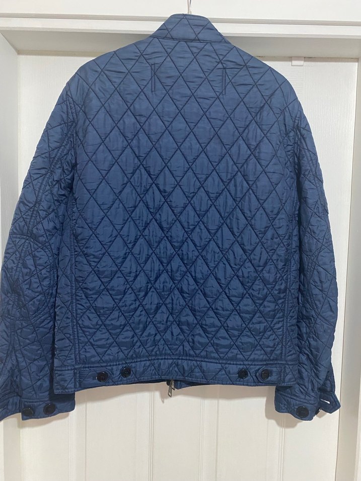 Mavi Burberry Ceket - Görsel 2