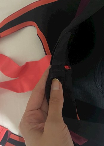 Adidas Baskılı Koyu Pembe Mini Spor Sütyeni - Görsel 8