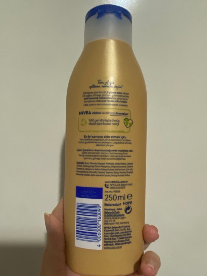 Nivea Q10 Sıkılaştırıcı Bronzlaştırıcı Vücut Losyonu - Görsel 4