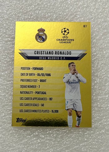 Ronaldo Gold edge - Görsel 2