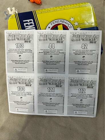 Panini update sticker lot