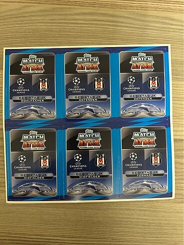 Topps 2016 şampiyonlar ligi update kartları