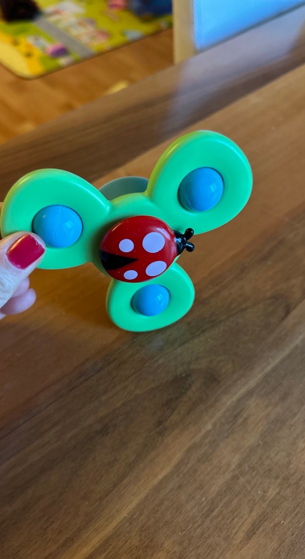 Uğur Böceği Figürlü Renkli Fidget Spinner - Görsel 3