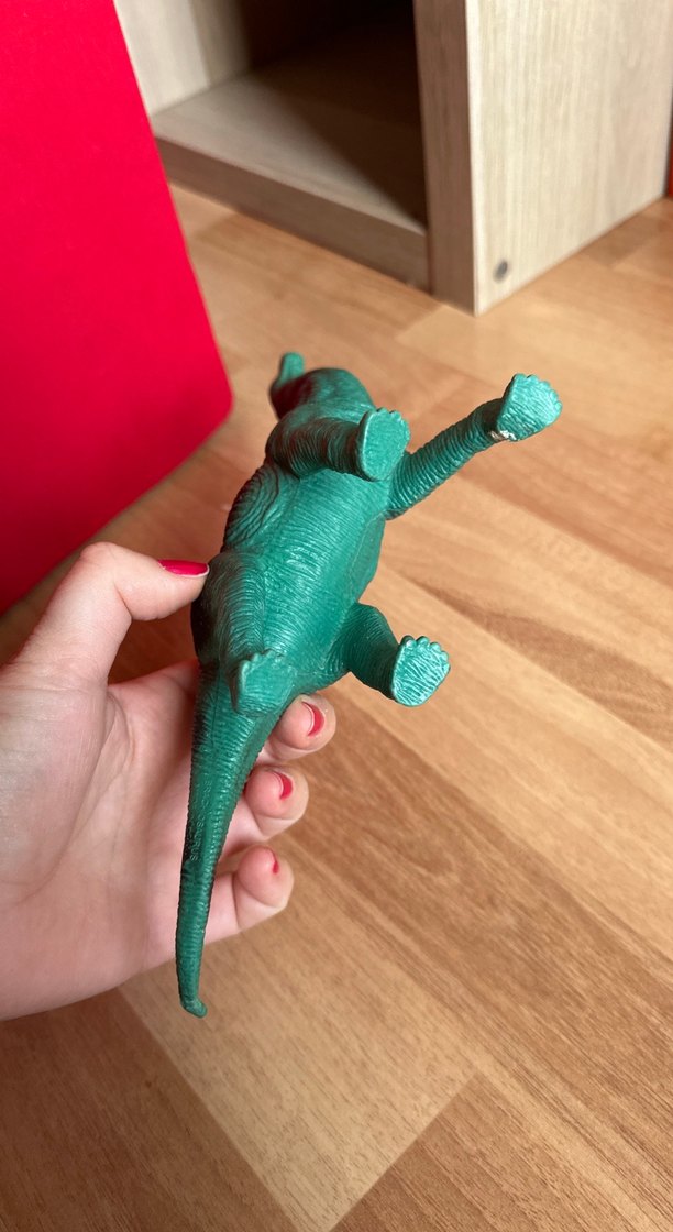 Turkuaz Renkli Dinozor Figürü - Görsel 2