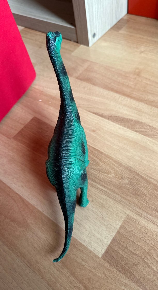 Turkuaz Renkli Dinozor Figürü - Görsel 3