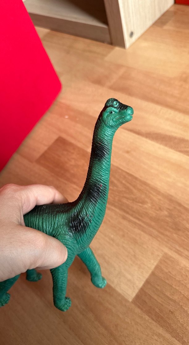 Turkuaz Renkli Dinozor Figürü - Görsel 4