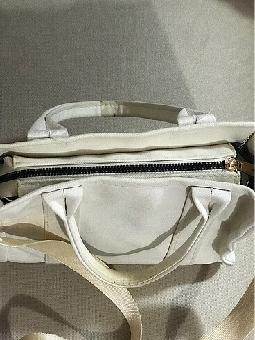 Beden The tote bag krem rengi çanta