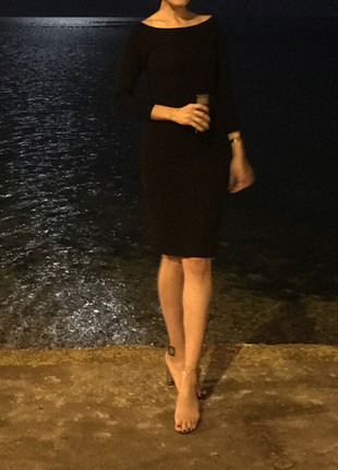 s Beden siyah Renk Zara elbise