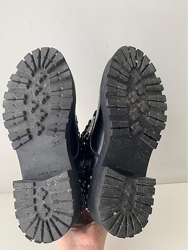 35 Beden siyah Renk Bershka bot