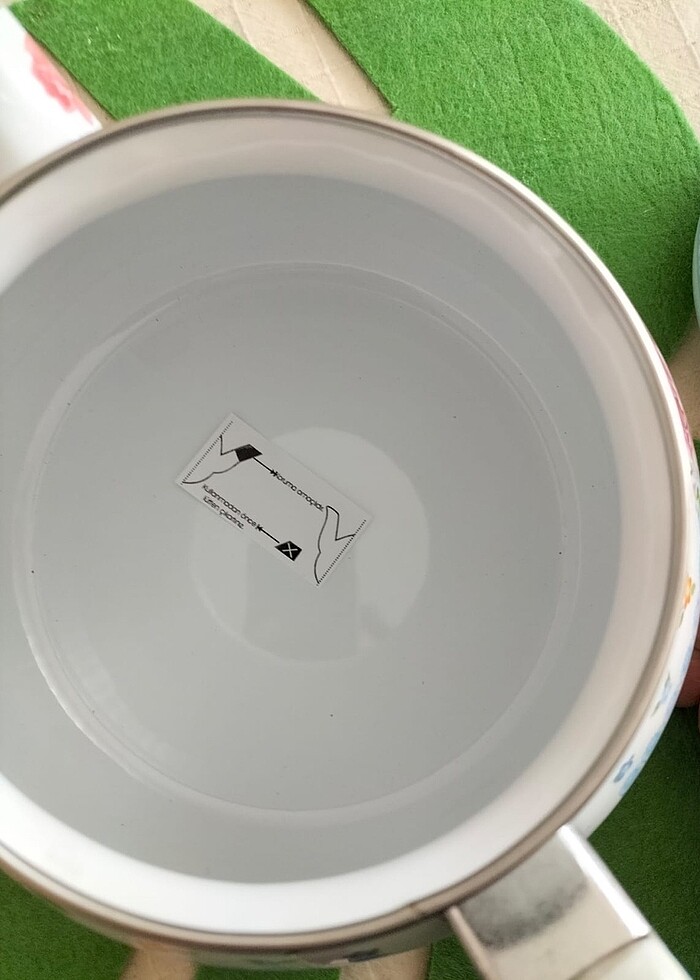 Emaye porselen çaydanlık - Görsel 2