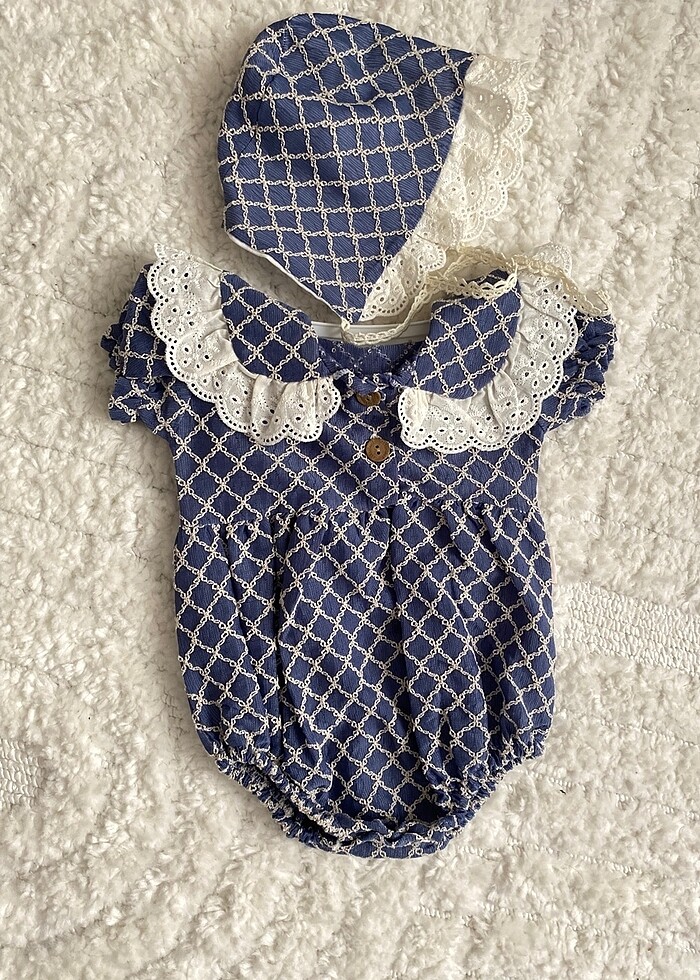 Başlıklı Romper Tulum - Görsel 2