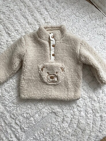 9-12 Ay Beden Hm peluş sweatshirt