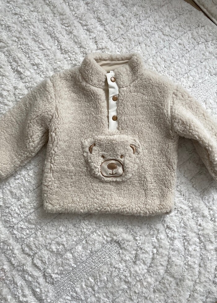 Hm peluş sweatshirt - Görsel 3