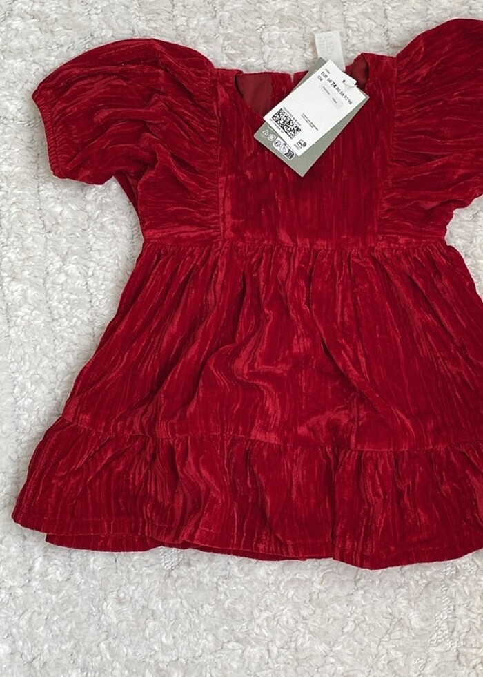 Hm kadife elbise - Görsel 2