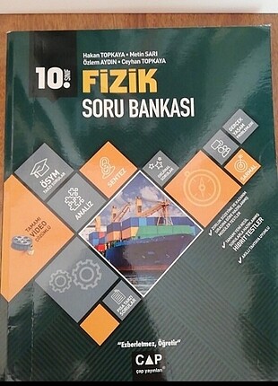  10. sınıf kimya ve fizik soru bankası çap yayınları 