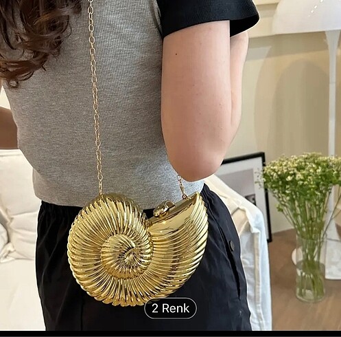 deniz kabuğu çanta