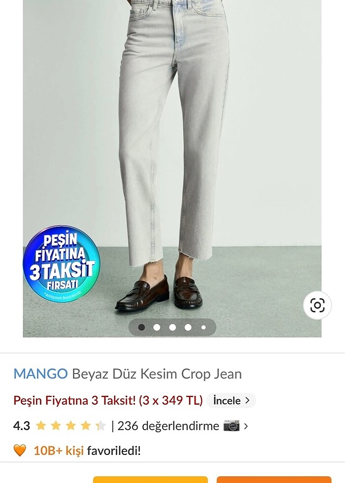 mango crop jean - Görsel 3