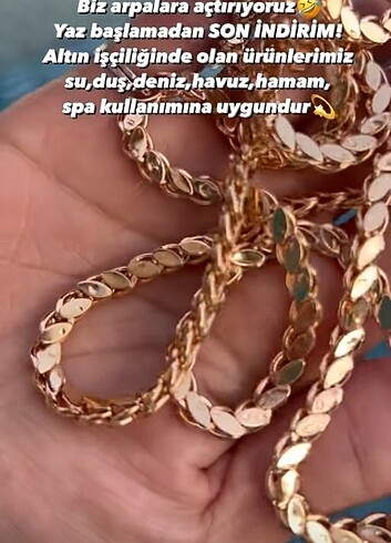  Beden altın Renk Çelik takılar 3 al iki öde ile kampanyadadir cogusu tek fiyat 10