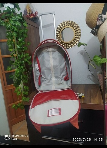 Beden turuncu Renk Samsonite valiz seyehat çantası