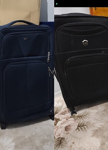 Kumaş valiz kabin boy valiz orta boy valiz 