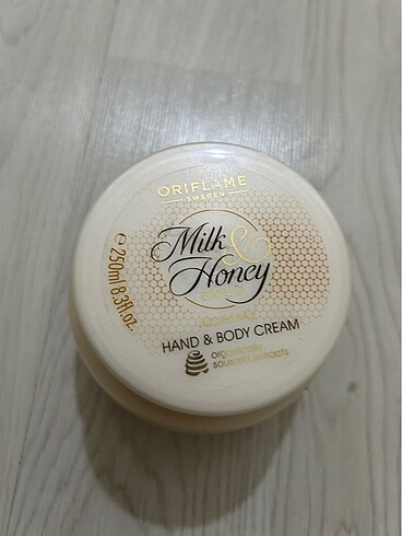 Oriflame milk honey vucut kremi