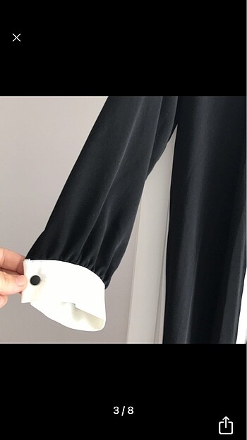 Arkası tül detaylı tunik - Görsel 3