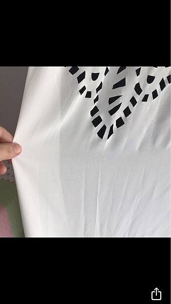 Arkası tül detaylı tunik - Görsel 7