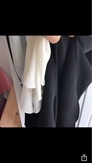 Arkası tül detaylı tunik - Görsel 8