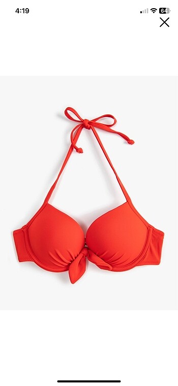 Kırmızı Bikini Üstü