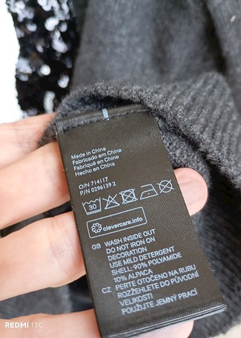 Gri Kadın Triko Uzun Kollu Kazak - Görsel 13