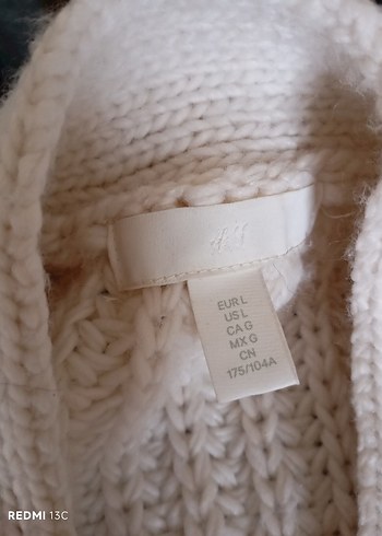 Bohem Tarzı Beyaz Örgü Kadın Hırka - Görsel 3